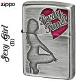 zippo(ジッポーライター)SEXY GIRL セクシーガール　銀いぶし　SG-KB画像