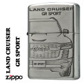 zippo(ジッポーライター)TOYOTA 　ランドクルーザー GR SPORT  トヨタ自動車公式認定 銀サテン古美両面エッチング　TOYO-LC-GR画像