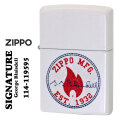 zippo(ジッポーライター) SIGNATURE  George G. Blaisdell プリント加工 ホワイトマット Z214-119595画像