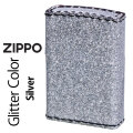 zippo(ジッポーライター)グリッター カラー Glitter color シルバー ZSGL-SV 画像