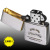 ZIPPO/訳あり 長期展示品 2004年製 1点限り シルバーサテン・ゴールドメッキ ZIPPOロゴ入り mzLOGO-SG画像2