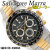 腕時計メンズ 【Salvatore Marra】 電波ソーラー腕時計 10気圧  クロノグラフ  メタルベルト SM24108-SSBKGD画像1