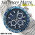 腕時計メンズ 【Salvatore Marra】 電波ソーラー腕時計 10気圧  クロノグラフ  メタルベルト SM24108-SSBL画像1
