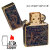 ZIPPO/ 1935 復刻 レプリカ アラベスク金イブシ 両面エッチング ZIPPOロゴ入り 1935ARB-GI 画像3