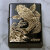 ZIPPO/Carp 鯉 ブラックニッケル エッチング金サシ ZIPPOロゴ入り 2BKG-CARP画像5