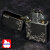 ZIPPO/バタフライデザイン 黒ニッケル　エッチング　銀サシ仕上げ　2BKS-BUT画像2