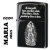 ZIPPO/マリア MARIA 黒ニッケルメッキ エッチング 銀サシ仕上げ　 2BKS-MARIA画像