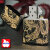 ZIPPO/2面龍 黒金　イオンブラック金差しメッキ 　2面連続エッチング　黒　竜　ドラゴン　2MENRYU-BK画像4