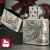 ZIPPO/2面龍 銀イブシ　2面連続エッチング　シルバーいぶし　竜　ドラゴン 2MENRYU-sv画像4