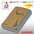 zippo ブラッシュクローム猫と月ゴールドプレート貼り画像1