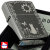 zippo(ジッポーライター猫) ネコ・細密メタルプレート貼り グレーペイント 両面加工画像2