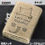 ZIPPO/大人気　猫シリーズ  アンティーク調  猫シルエット　真鍮メッキ　ユーズド加工　2UDBI-CAT画像1