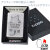 ZIPPO/大人気　猫シリーズ  アンティーク調  猫シルエット　銀メッキ　ユーズド仕上げ　2UDSI-CAT画像3