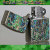 zippo(ジッポーライター)アーマー モザイク シェル 貝象嵌加工 アンティークニッケル A柄画像3