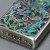 zippo(ジッポーライター)アーマー モザイク シェル 貝象嵌加工 アンティークニッケル A柄画像4