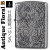 zippo(ジッポーライター)アーマー アンティークフローラル (B) シルバーいぶし 画像