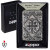 ZIPPO/アーマー ZIPPO Armor ベネディクトクロス　ニッケルイブシバレル　4面エッチング加工　BDT-CRS-NIB画像3
