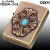 ZIPPO/ビッグメタル クロス＆ターコイズ BSバレル・メタル＆ストーン貼り BMETAL-CRSTAQ画像1