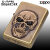 ZIPPO/ビッグメタル スカル＆オニキス BSバレル・メタル＆ストーン貼り BMETAL-SKLONX画像1