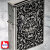 zippo(ジッポーライター)ブラックメタル　虎　タイガー　寅　ホワイトニッケルプレート シリアルナンバー入り　BMS-TORA 画像5
