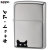 zippo(ジッポーライター)キャットアイ　銀メッキ鏡面仕上げ　2CAT-EYE画像