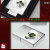 zippo(ジッポーライター) 本物の四葉のクローバー・シルバーlove画像2