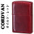 zippo(ジッポーライター)限定 オイルドコードバン レッド RED コードバン 革巻き 本革画像