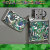 zippo(ジッポーライター)アーマー モザイク シェル 貝象嵌加工 ダイアノシルバー A柄画像3