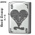 ZIPPO/デビルDEUILトランプハートエースニッケルエッチングDVLT-H画像