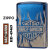 ZIPPO/ハーレーダビッドソン Harley-Davidson HARLEY ロゴ ブルー 4面連続加工 プリント HD-49469画像
