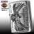 ZIPPO/ハーレーダビッドソン　銀イブシ　銀イブシメタル貼り　2022モデル　HDP-76画像1