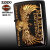 ZIPPO/ハーレーダビッドソン　ブラックイオン＋ゴールドメッキ　ゴールドメタル貼り　2022モデル HDP-78画像1