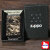 zippo(ジッポーライター) 瑞鳥　鳳凰 黒金　イオンブラック　二面加工画像4