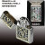 zippo（ジッポーライター）armor アーマーシェル　ヘリテージSV　 シェルインレイ　ダイアノシルバー画像4
