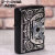 ZIPPO/インディアンスピリット クロス BK ブラック 天然石 オニキス・ハウライト入りメタル貼り IS-CRS-BK画像6