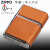ZIPPO/armor アーマー レザー カバード 本牛革貼り キャメル ニッケルいぶし LCN-CA画像1