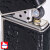 ZIPPO/armor アーマー レザー カバード 本革貼り クロコダイル ブラック ニッケルいぶし LCN-CR-BK画像4