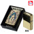 zippo(ジッポーライター)シェル（貝貼り）マリア　真鍮いぶし画像3