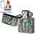 zippo(ジッポーライター)シェル（貝貼り）マリア　ニッケルいぶし画像2