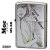 zippo(ジッポーライター)萌え MOE 銀イブシ エッチング クリヤーコート MS-KB画像