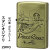 ZIPPO/スタジオジブリジッポー・コレクション 紅の豚 ポルコとジーナ 真鍮古美 エッジング加工　NZ-41画像