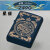 ZIPPO/柴尾 shibao 星座 マットブルー ゴールドプリント 柴尾-shibao- 艶消し SHIBAO-SEIZA画像1