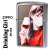 ZIPPO/ガール柄　Drinking Girl ドリンキング ガール ブラッシュクローム イラスト プリントメタル貼り　SO-KB画像