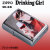 ZIPPO/ガール柄　Drinking Girl ドリンキング ガール ブラッシュクローム イラスト プリントメタル貼り　SO-KB画像3