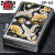 ZIPPO　和柄シリーズ　鶴2 サテンクローム　つやなし画像1