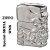 ZIPPO/スカルジャケットWNB ホワイトニッケル バレル仕上げ オイルライター ドクロ SPECIAL-SKULL-WNB画像