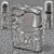 ZIPPO/スカルジャケットWNB ホワイトニッケル バレル仕上げ オイルライター ドクロ SPECIAL-SKULL-WNB画像3
