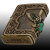 ZIPPO/ストーンウィングメタルジッポー ターコイズ　天然石入りメタル　ブラス古美バレル　STWM-BRLTQ-200B画像2