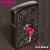 zippo(ジッポーライター)大人気「WINDY」メタル貼り　ネオブラック エッチング　WINDY-Metal-NB画像6