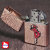 zippo(ジッポーライター)大人気「WINDY」メタル貼り　ローズピンク エッチング　WINDY-Metal-RP画像4